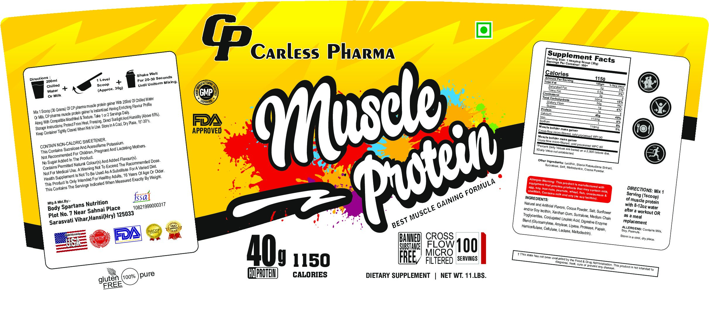 MUSCLE PROTEIN 5 KG