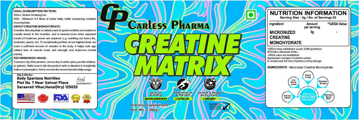 CREATINE MATRIX 300 G