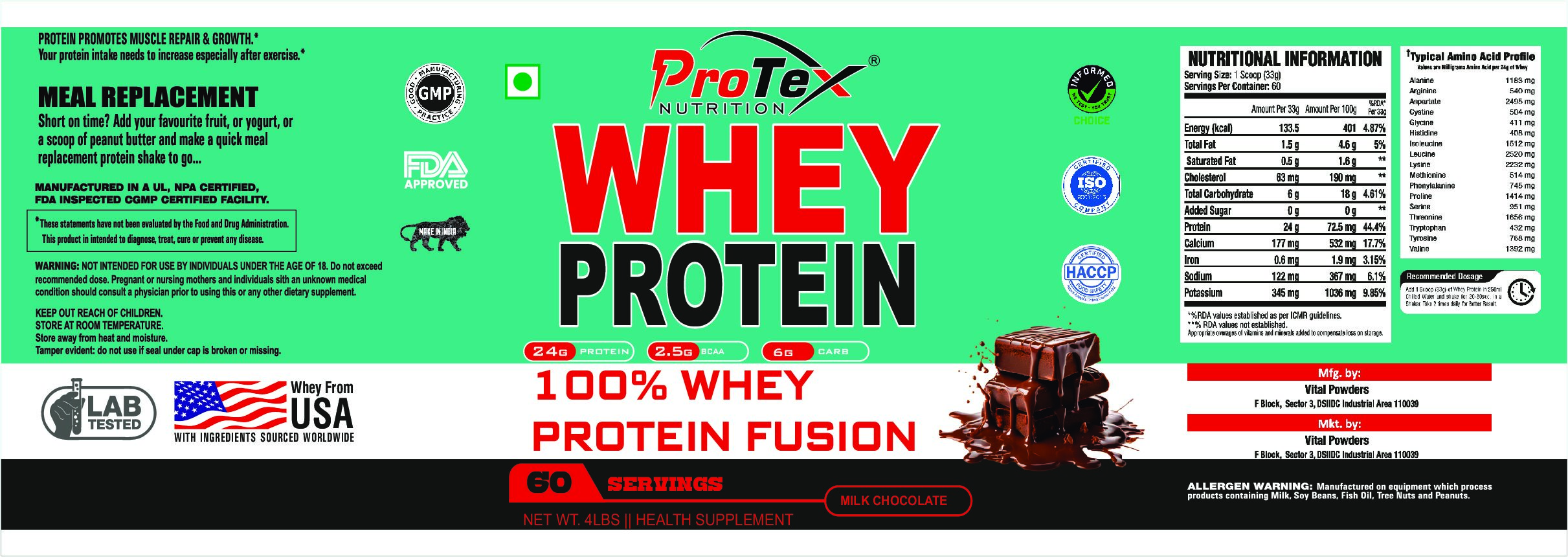 WHEY PROTEIN 2KG
