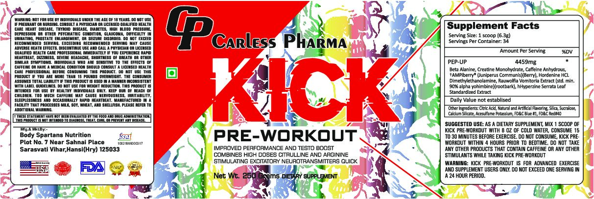 KICK PREWORKOUT 250 GRAM