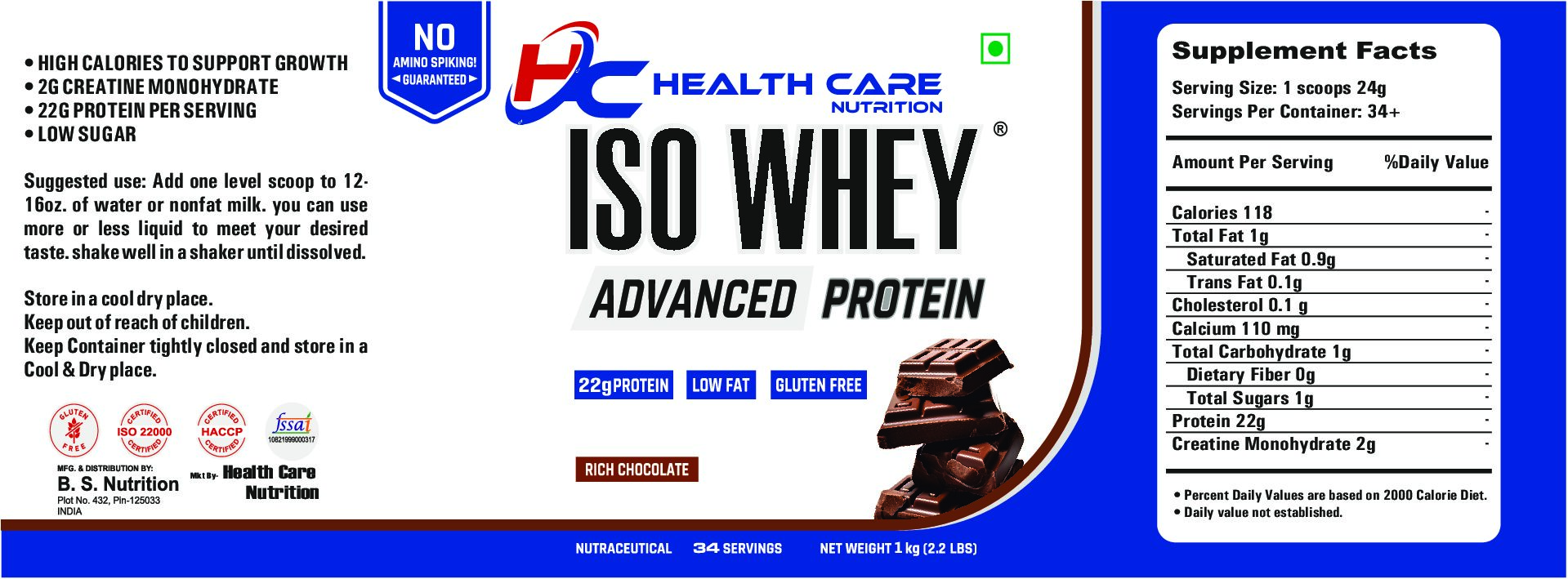 ISO WHEY 1 KG