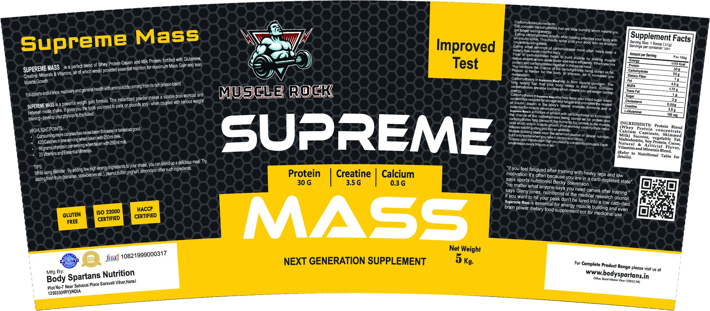 SUPREME MASS 5KG