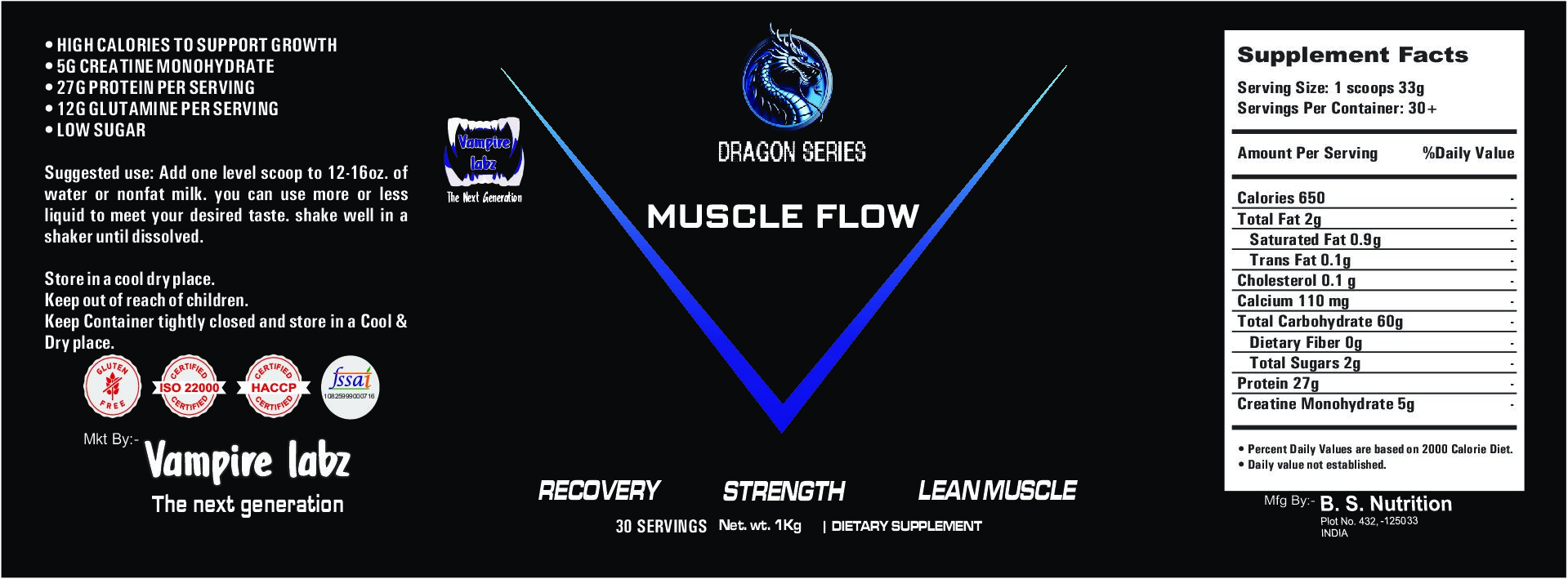 MUSCLE FLOW 1KG