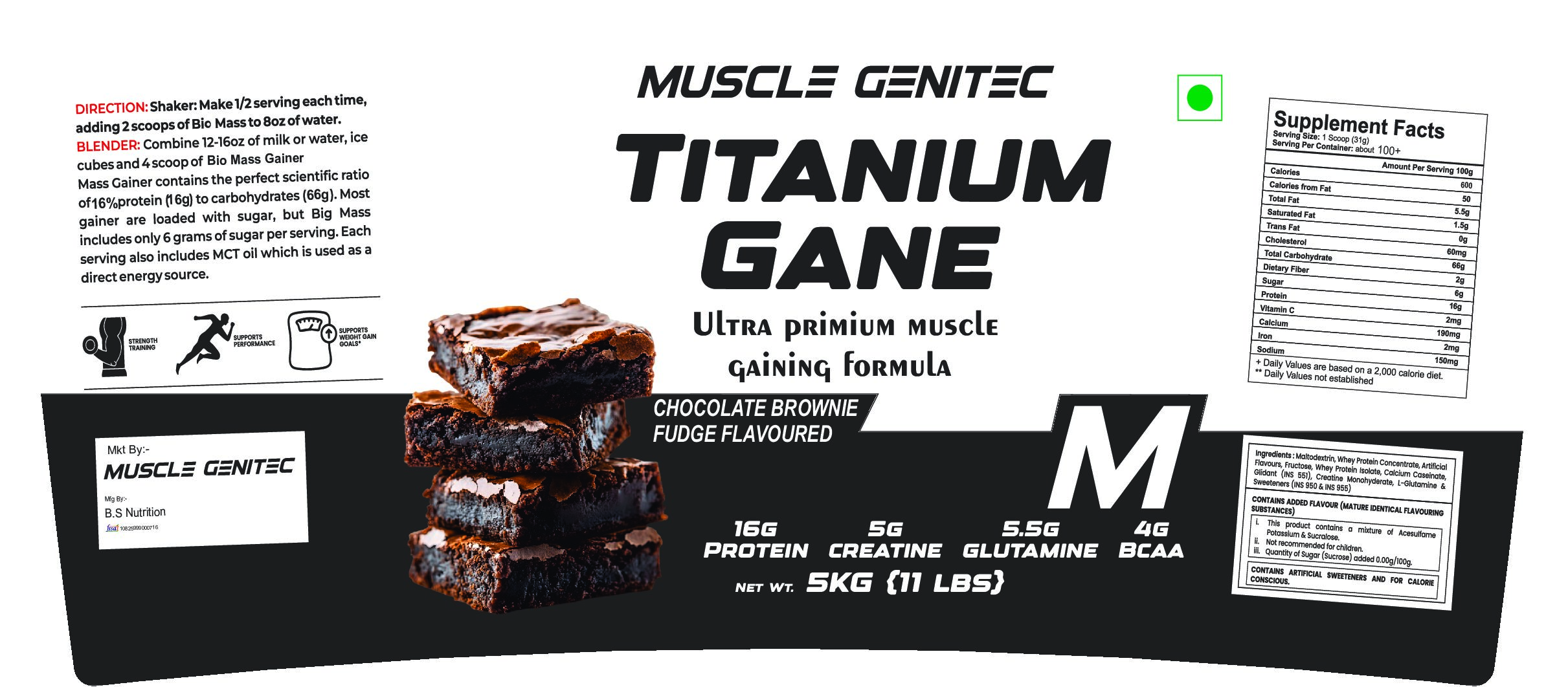 TITANIUM GANE 5KG